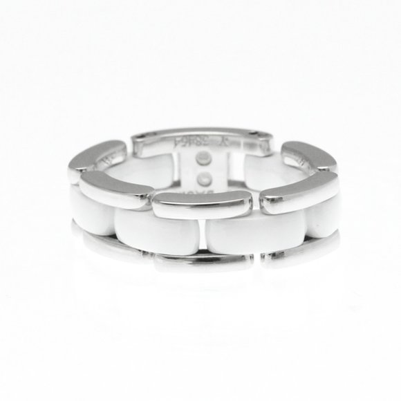 CHANEL 18k White Gold Ring - Picture 3 of 9